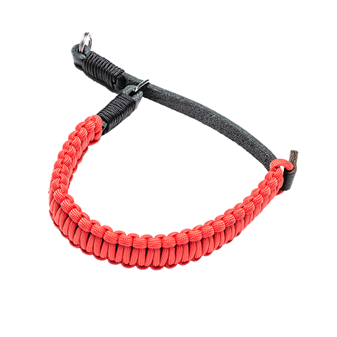 Leica Paracord Handstrap created by COOPH, black/red 18892